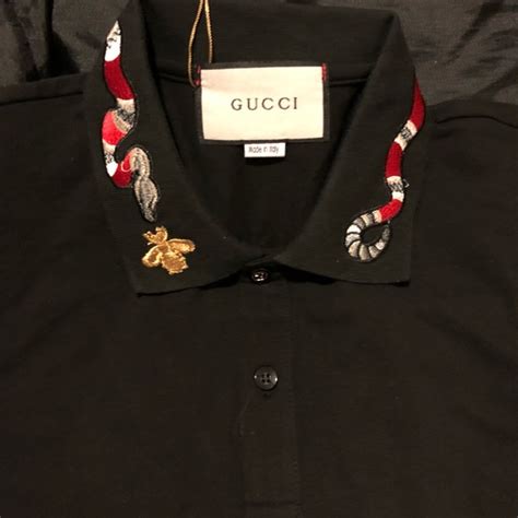 gucci snake collar replica|gucci polo shirt snake.